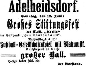 Der Sportverein SV Großmoor wurde 1921 gegründet